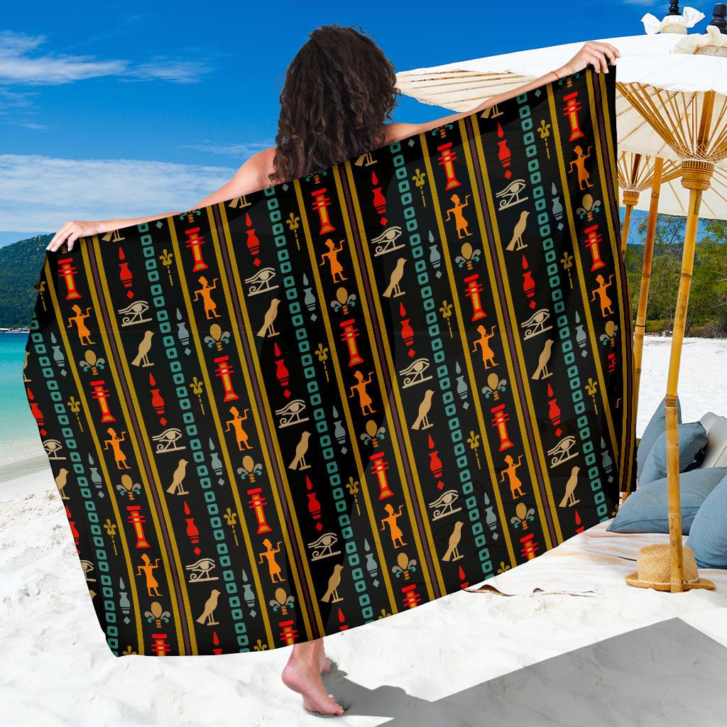 Eye of Horus Egypt Style Pattern Sarong Pareo Wrap