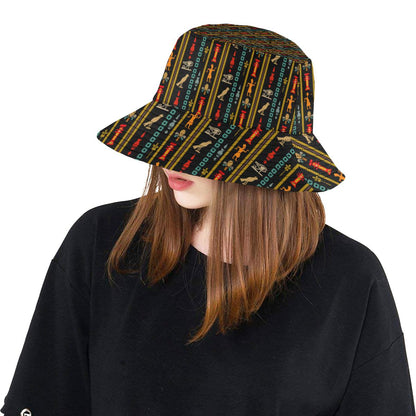 Eye of Horus Egypt Style Pattern Unisex Bucket Hat