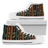 Eye of Horus Egypt Style Pattern Women High Top Shoes