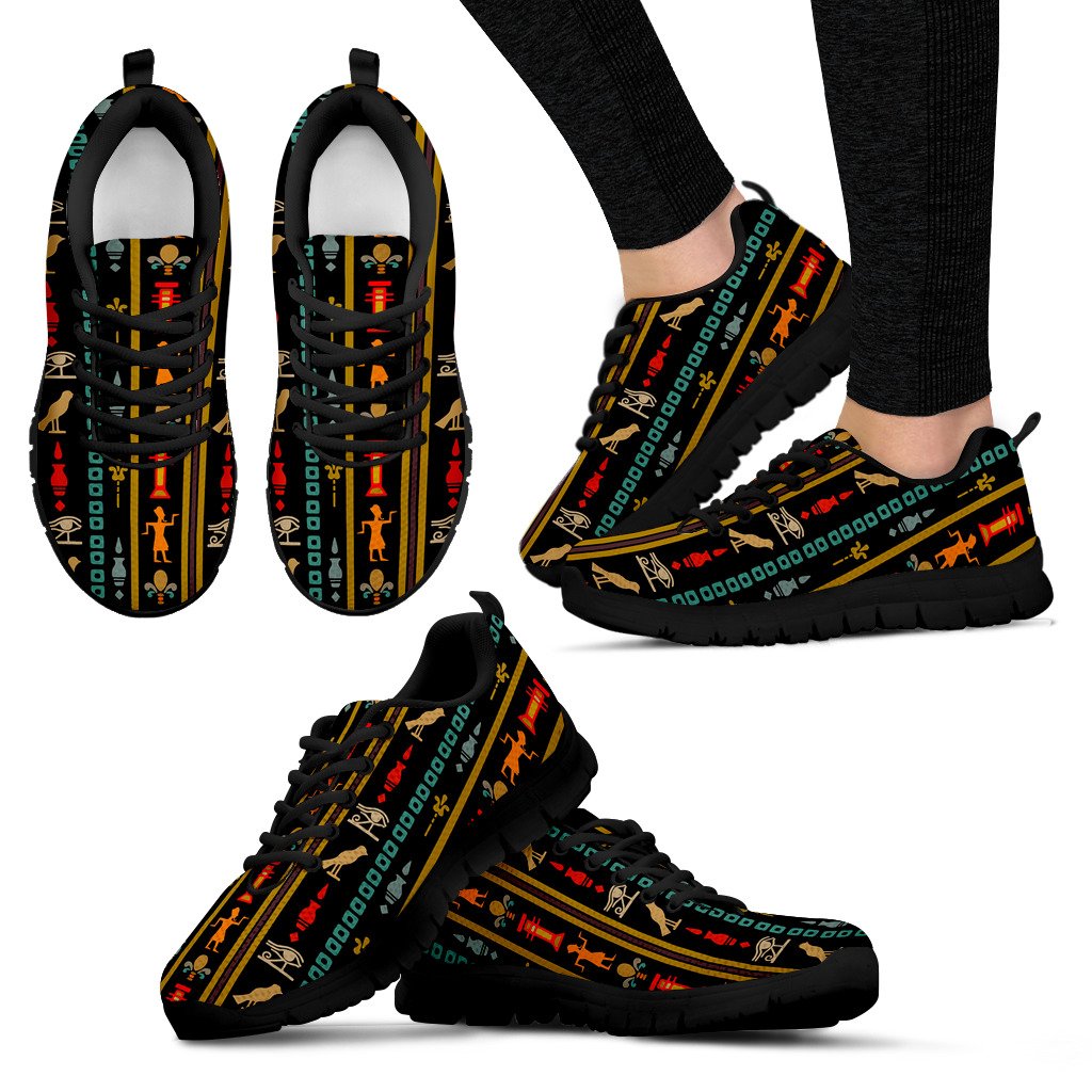 Eye Of Horus Egypt Style Pattern Women Sneakers Shoes
