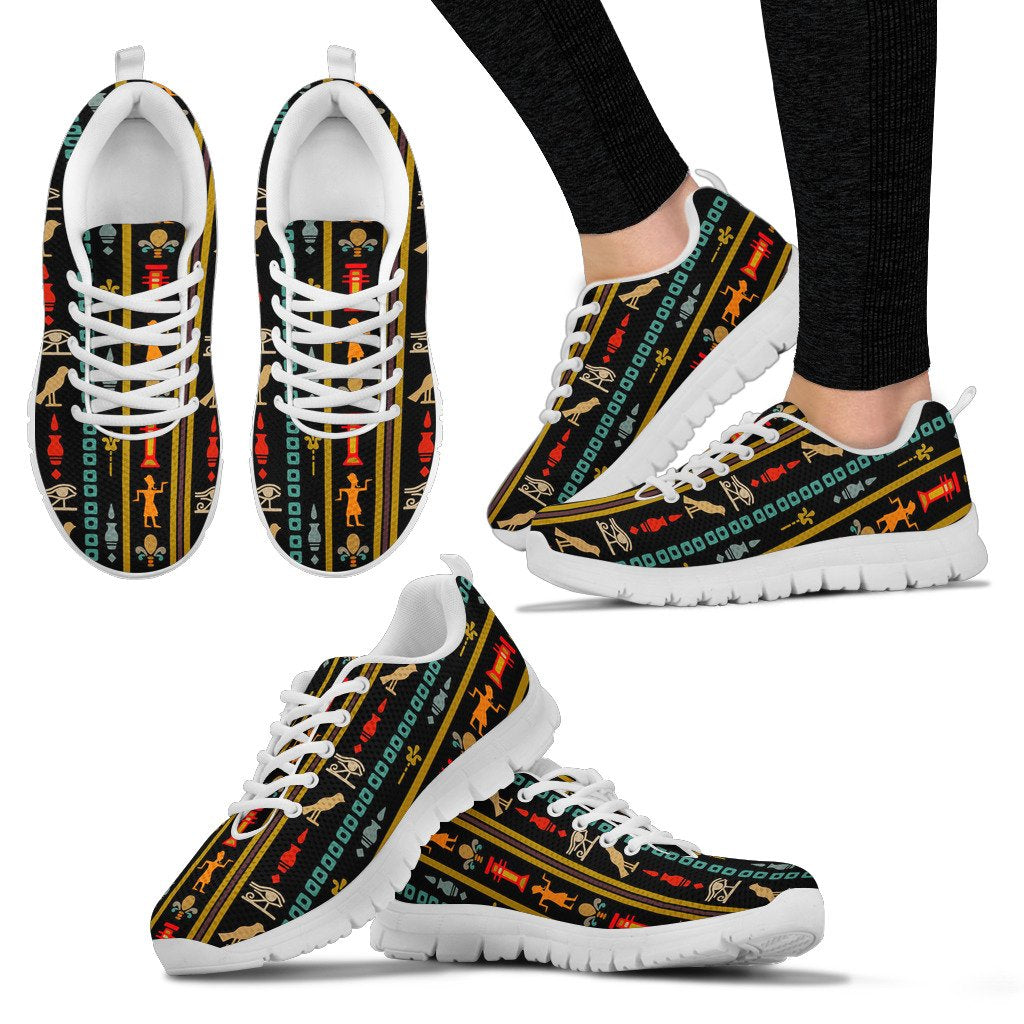 Eye Of Horus Egypt Style Pattern Women Sneakers Shoes