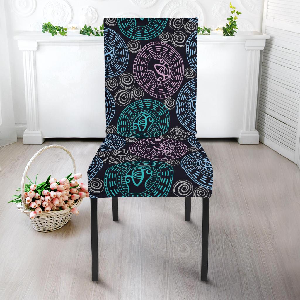 Eye of Horus Ethnic Pattern Dinning Chair Slipper-JTAMIGO.COM