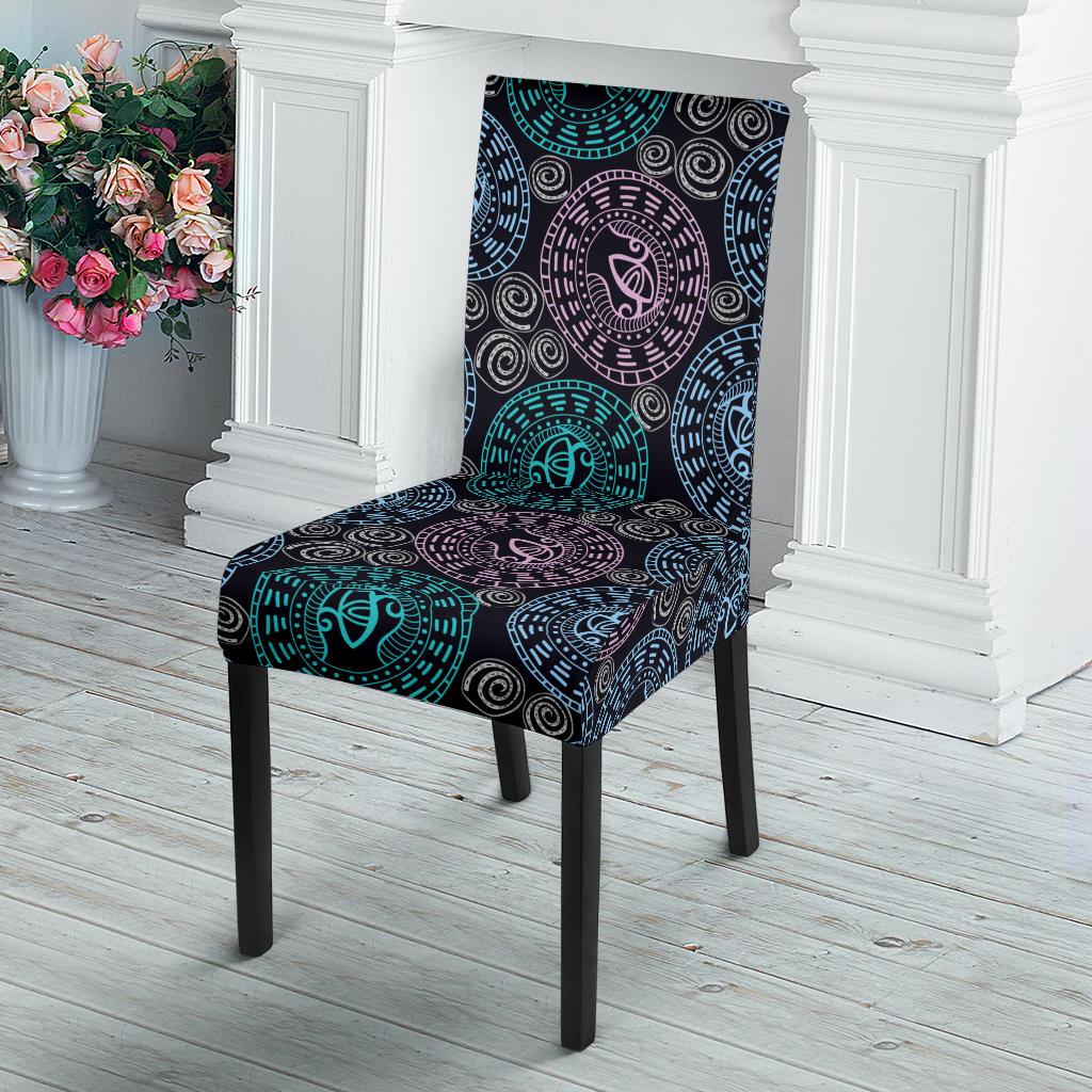 Eye of Horus Ethnic Pattern Dinning Chair Slipper-JTAMIGO.COM