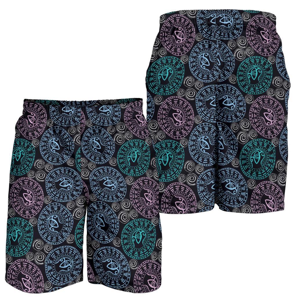 Eye of Horus Ethnic Pattern Mens Shorts-JTAMIGO.COM