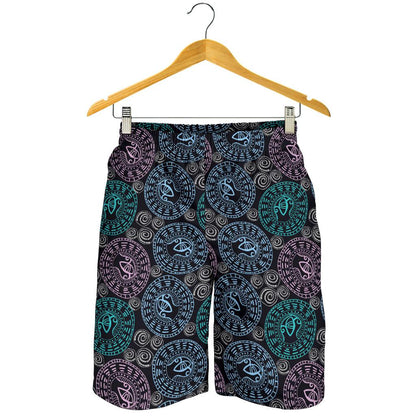 Eye of Horus Ethnic Pattern Mens Shorts-JTAMIGO.COM