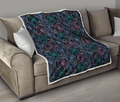 Eye of Horus Ethnic Pattern Premium Quilt-JTAMIGO.COM