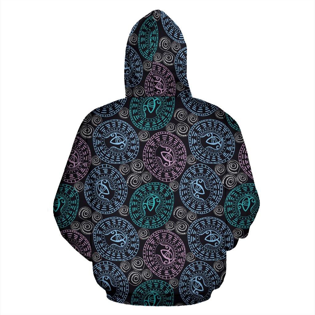 Eye of Horus Ethnic Pattern Pullover Hoodie