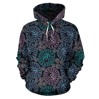 Eye of Horus Ethnic Pattern Pullover Hoodie