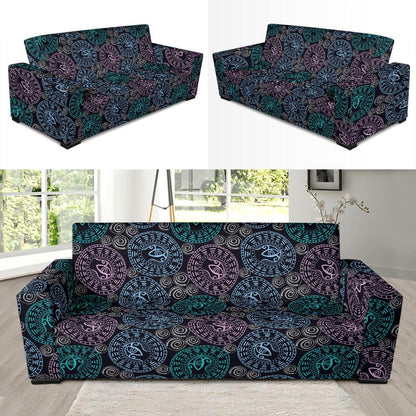 Eye of Horus Ethnic Pattern Sofa Slipcover-JTAMIGO.COM