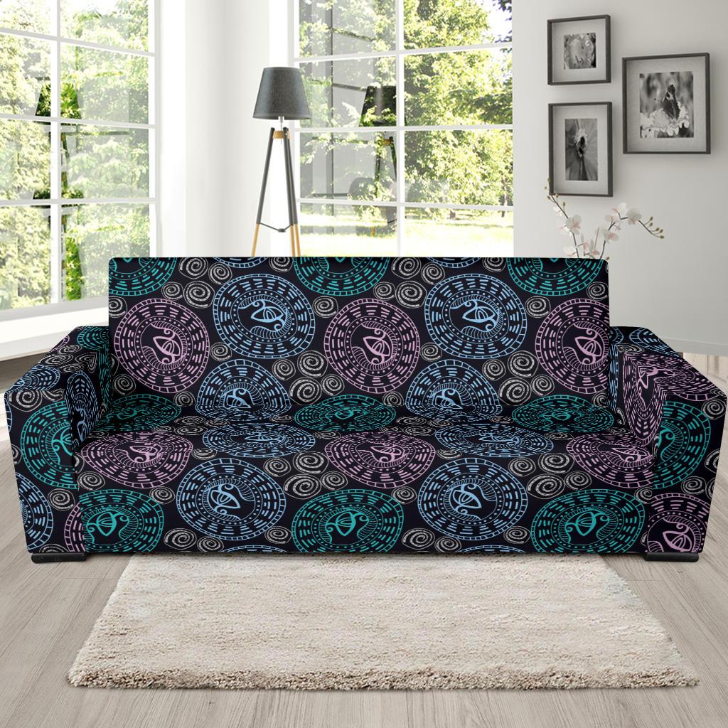 Eye of Horus Ethnic Pattern Sofa Slipcover-JTAMIGO.COM