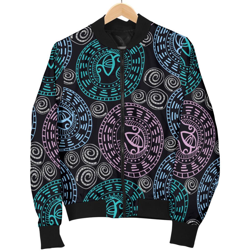 Eye of Horus Ethnic Pattern Women Casual Bomber Jacket