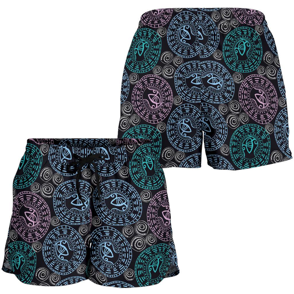 Eye of Horus Ethnic Pattern Women Shorts-JTAMIGO.COM