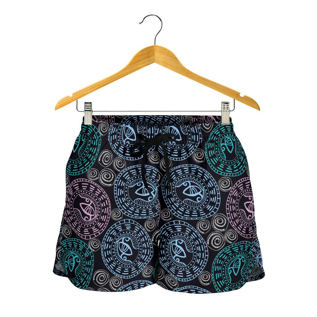 Eye of Horus Ethnic Pattern Women Shorts-JTAMIGO.COM