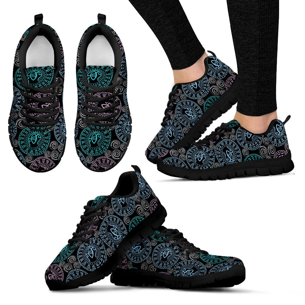 Eye of Horus Ethnic Pattern Women Sneakers Shoes