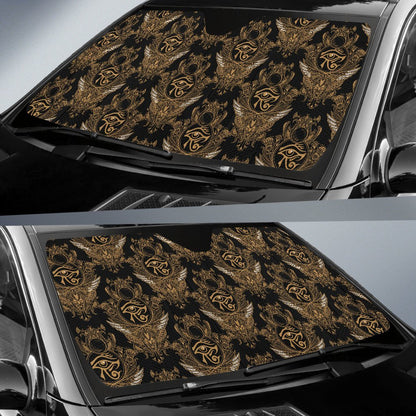 Eye of Horus Mandala Style Car Sun Shade For Windshield