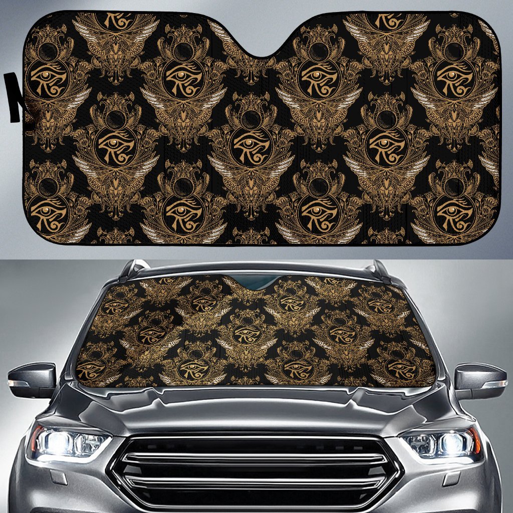 Eye of Horus Mandala Style Car Sun Shade For Windshield