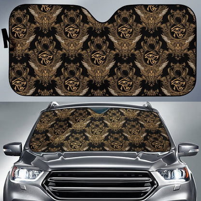 Eye of Horus Mandala Style Car Sun Shade For Windshield