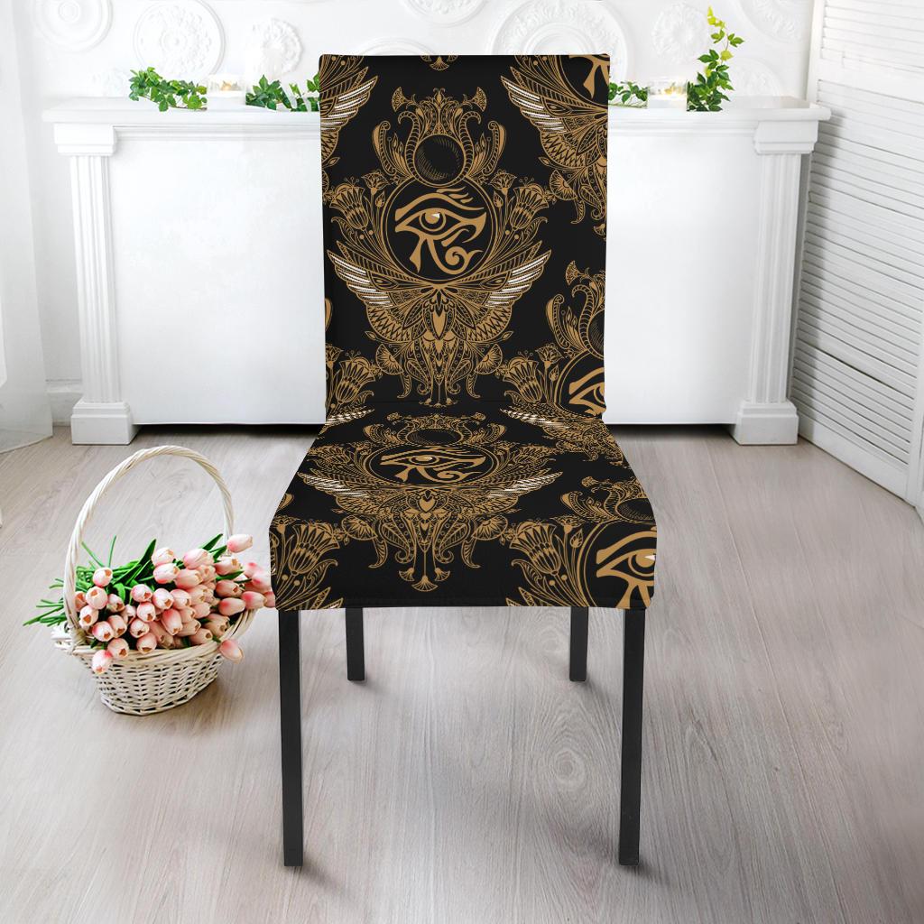 Eye of Horus Mandala Style Dinning Chair Slipper-JTAMIGO.COM