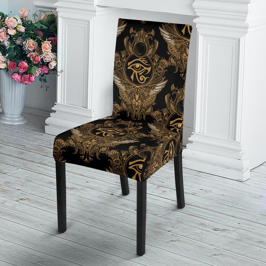 Eye of Horus Mandala Style Dinning Chair Slipper-JTAMIGO.COM