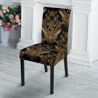 Eye of Horus Mandala Style Dinning Chair Slipper-JTAMIGO.COM