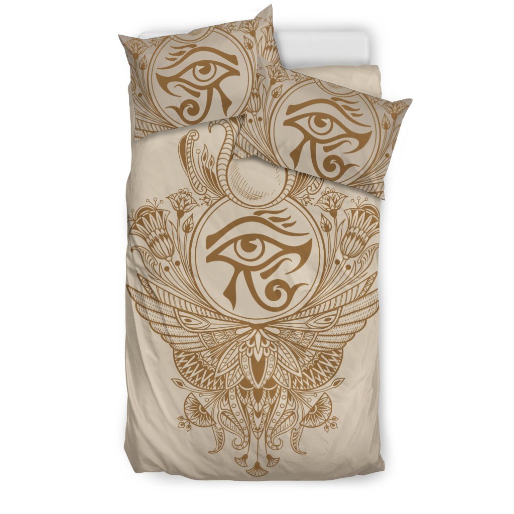 Eye Of Horus Mandala Style Duvet Cover Bedding Set
