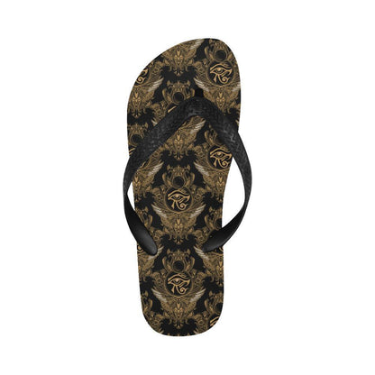 Eye of Horus Mandala Style Flip Flops-JTAMIGO.COM