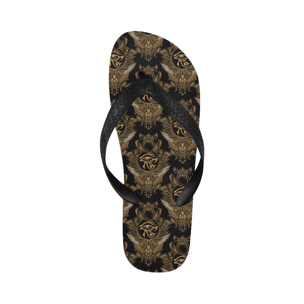 Eye of Horus Mandala Style Flip Flops-JTAMIGO.COM
