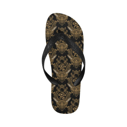 Eye of Horus Mandala Style Flip Flops-JTAMIGO.COM