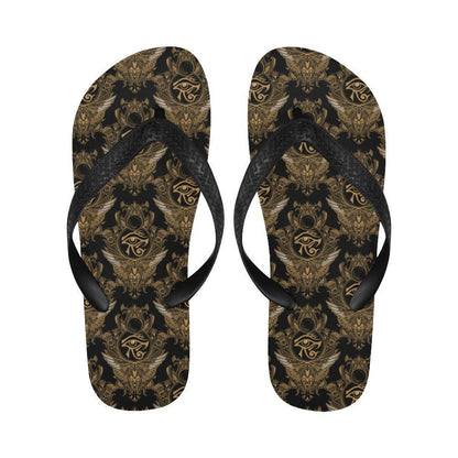 Eye of Horus Mandala Style Flip Flops-JTAMIGO.COM