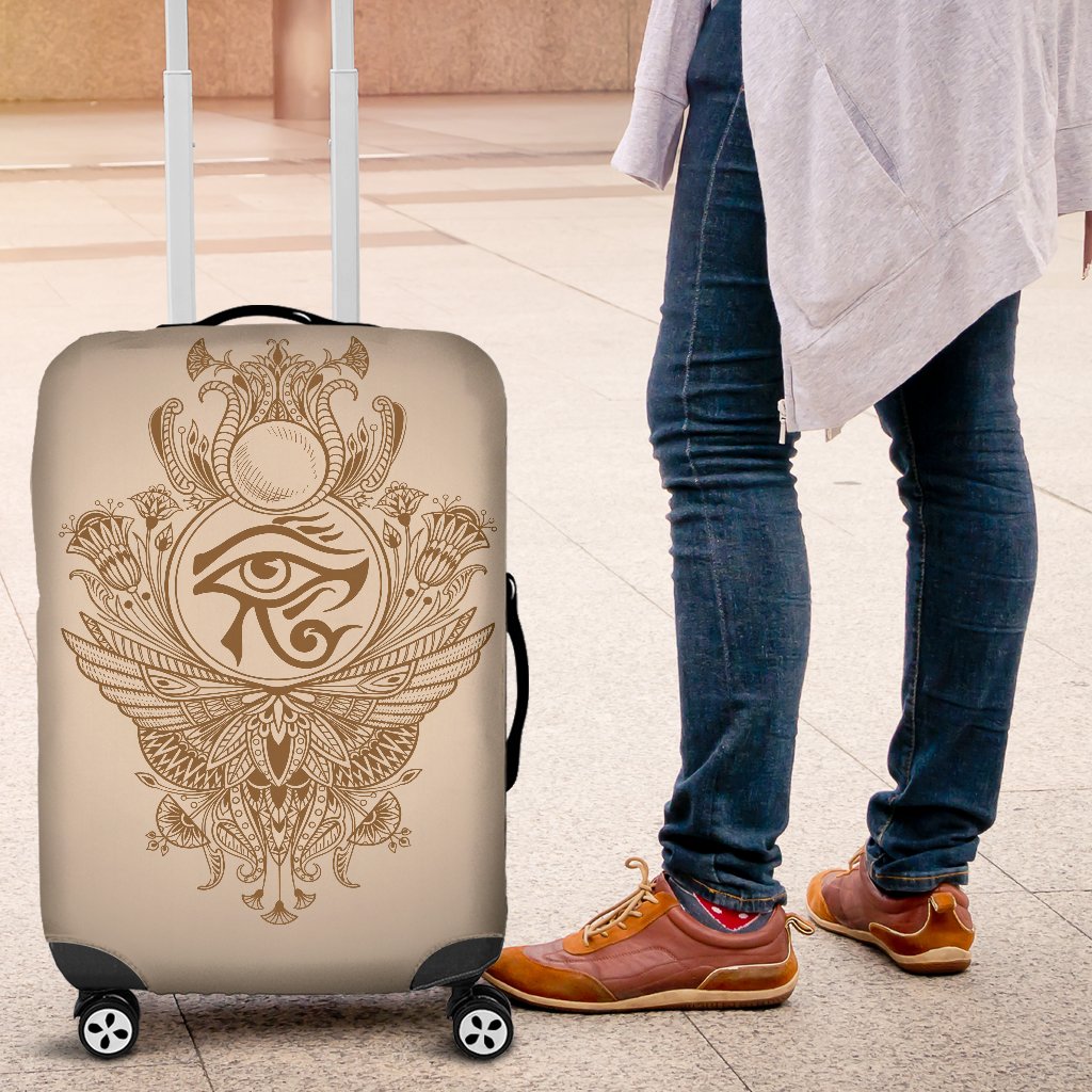 Eye Of Horus Mandala Style Luggage Cover Protector