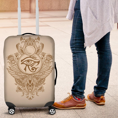 Eye Of Horus Mandala Style Luggage Cover Protector
