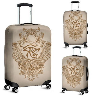 Eye Of Horus Mandala Style Luggage Cover Protector