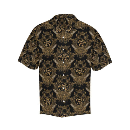 Eye of Horus Mandala Style Men Aloha Hawaiian Shirt