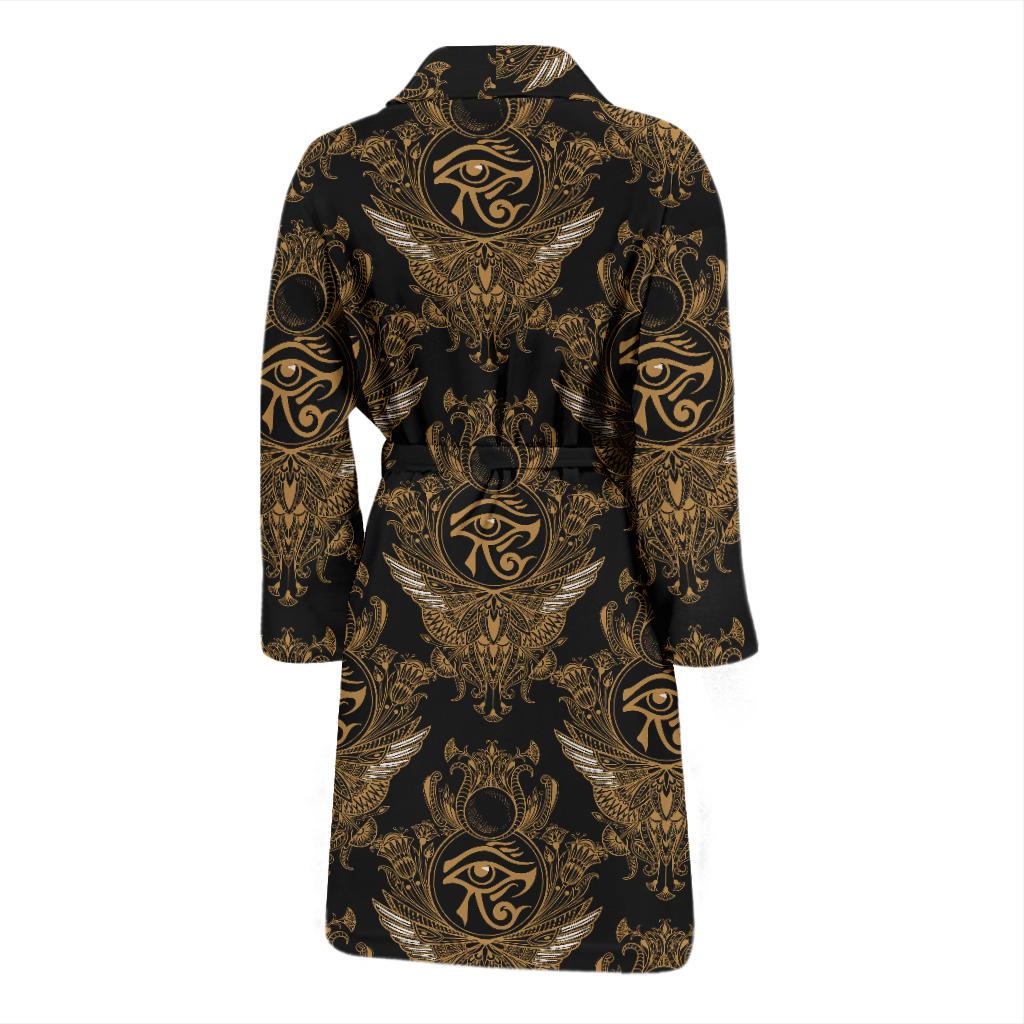 Eye of Horus Mandala Style Men Bath Robe-JTAMIGO.COM