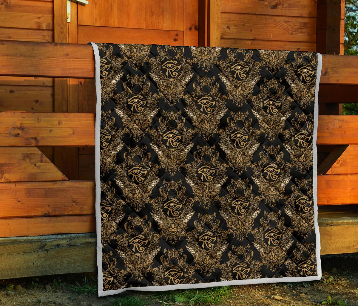 Eye of Horus Mandala Style Premium Quilt-JTAMIGO.COM