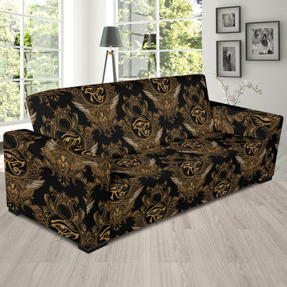 Eye of Horus Mandala Style Sofa Slipcover-JTAMIGO.COM