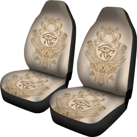 Eye of Horus Mandala Style Universal Fit Car Seat Covers