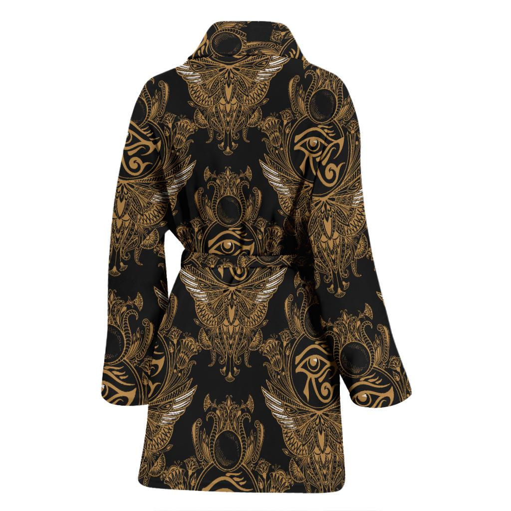 Eye of Horus Mandala Style Women Bath Robe-JTAMIGO.COM