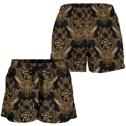 Eye of Horus Mandala Style Women Shorts-JTAMIGO.COM