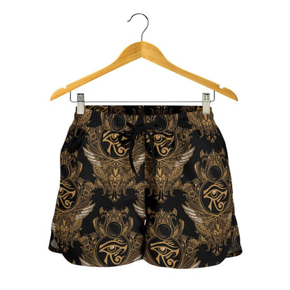 Eye of Horus Mandala Style Women Shorts-JTAMIGO.COM