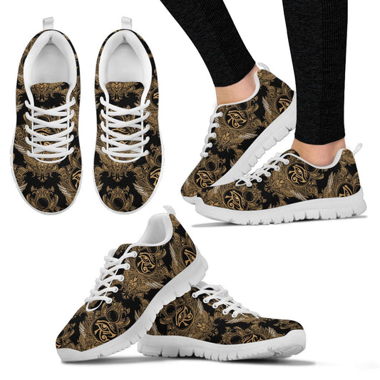 Eye of Horus Mandala Style Women Sneakers Shoes