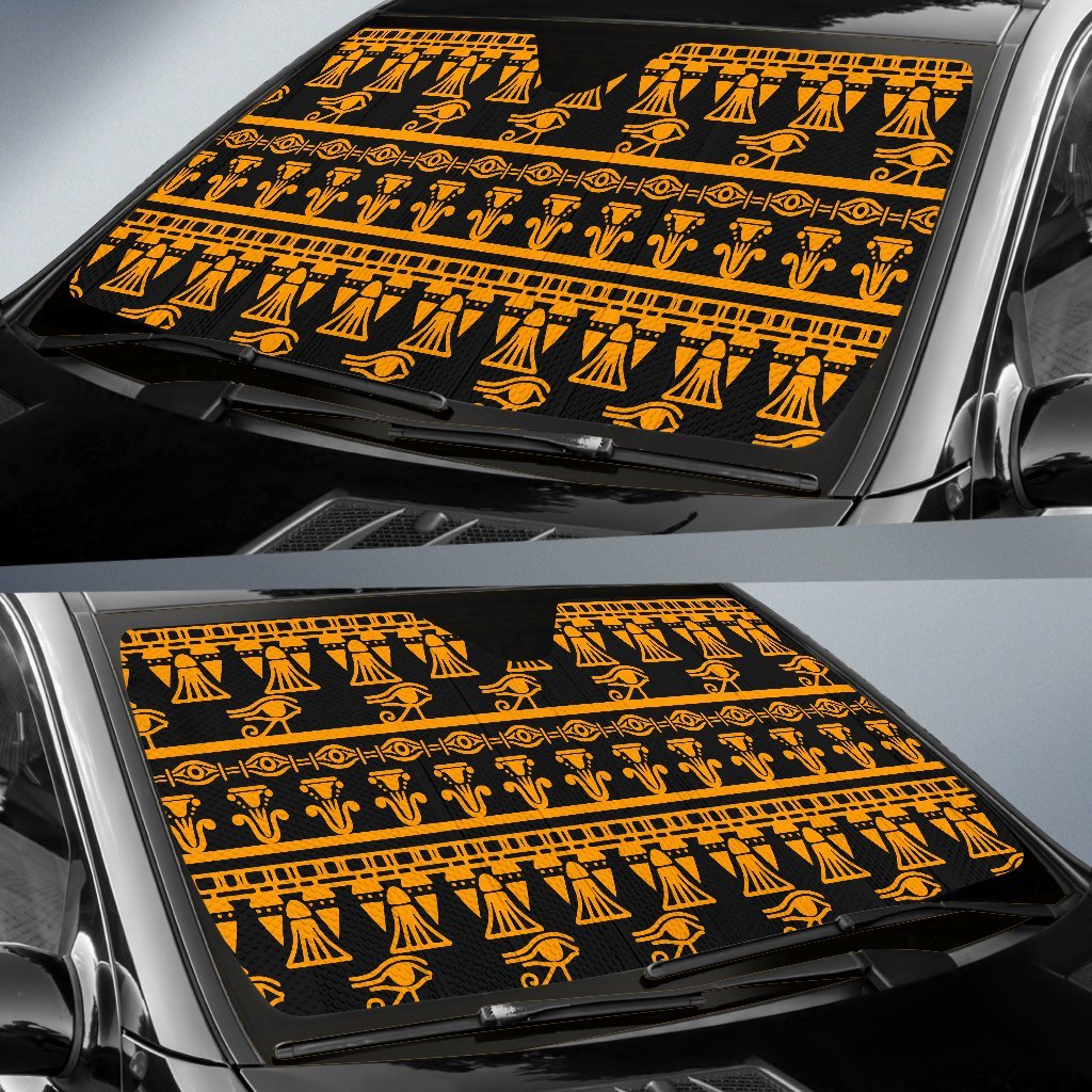 Eye of Horus Tribal Egypt Pattern Car Sun Shade For Windshield