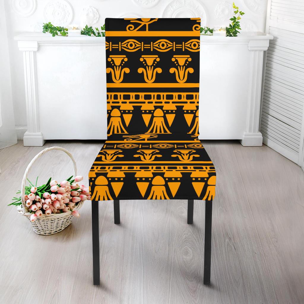 Eye of Horus Tribal Egypt Pattern Dinning Chair Slipper-JTAMIGO.COM