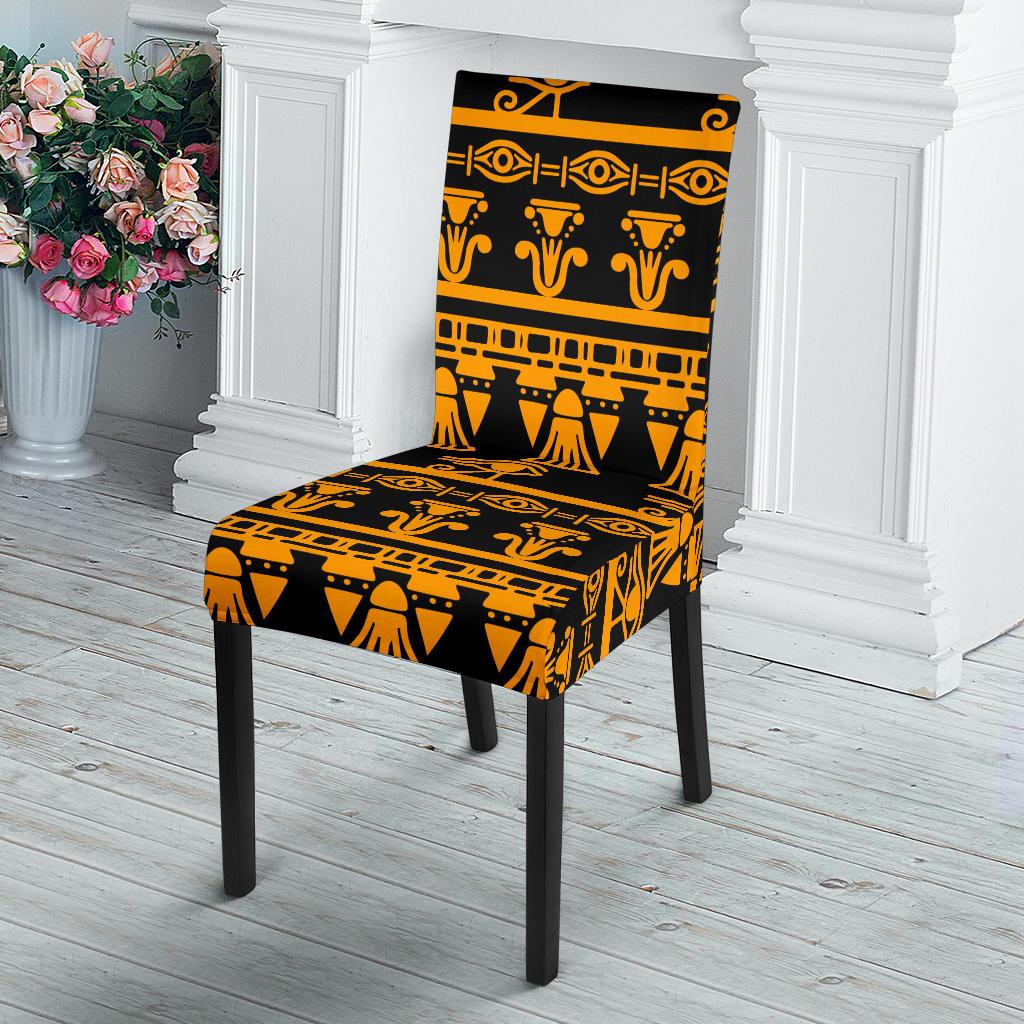 Eye of Horus Tribal Egypt Pattern Dinning Chair Slipper-JTAMIGO.COM