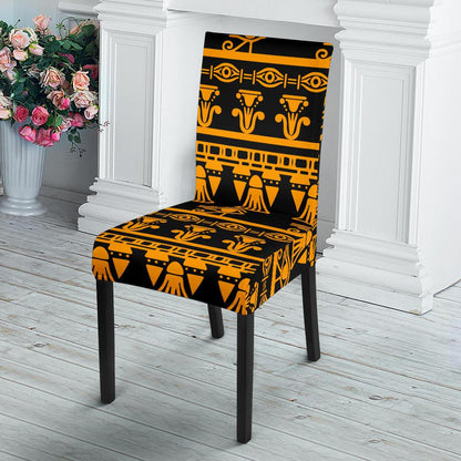 Eye of Horus Tribal Egypt Pattern Dinning Chair Slipper-JTAMIGO.COM