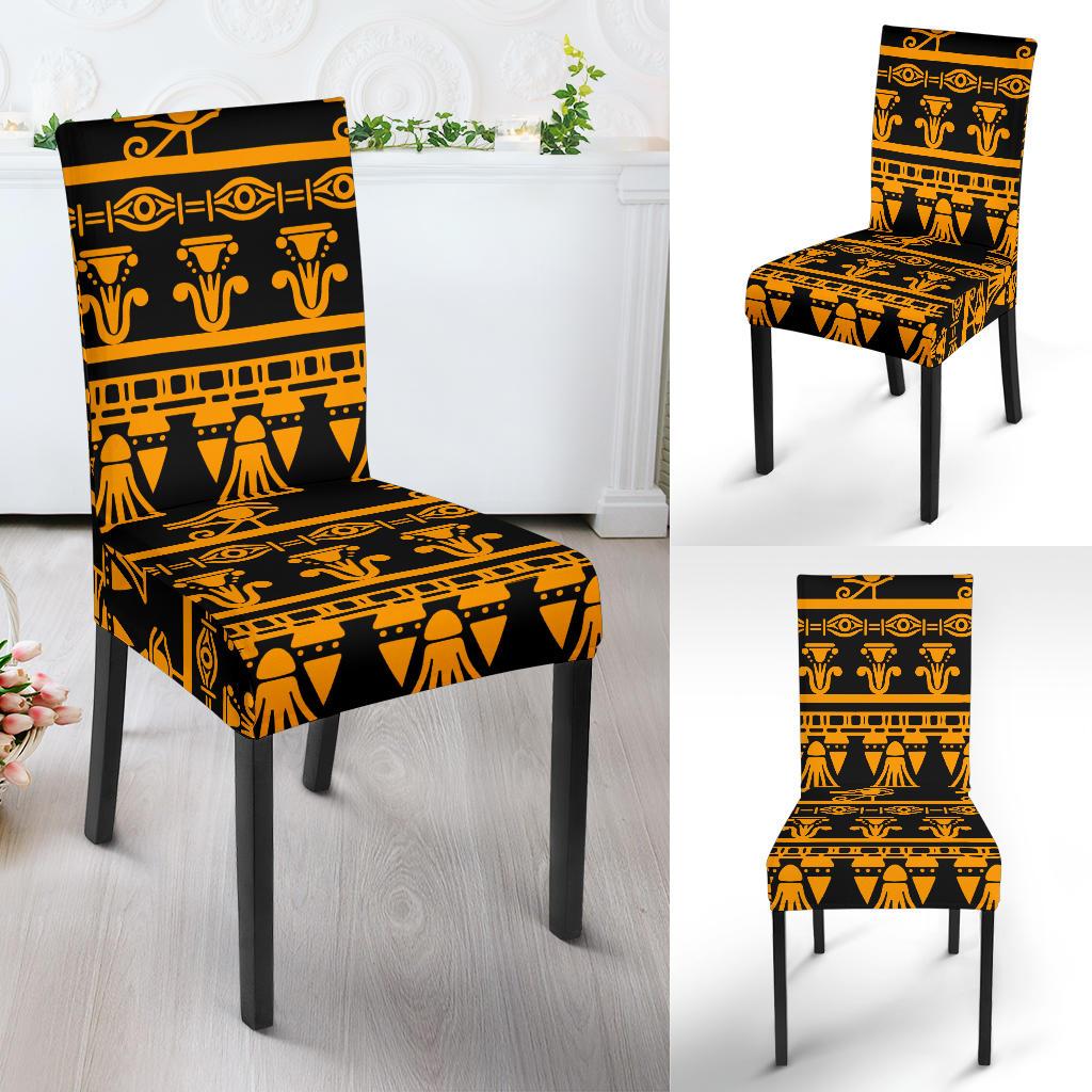 Eye of Horus Tribal Egypt Pattern Dinning Chair Slipper-JTAMIGO.COM