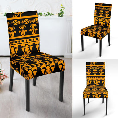 Eye of Horus Tribal Egypt Pattern Dinning Chair Slipper-JTAMIGO.COM