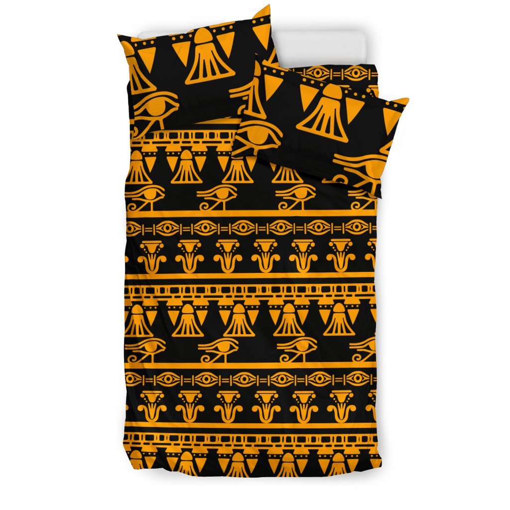 Eye Of Horus Tribal Egypt Pattern Duvet Cover Bedding Set