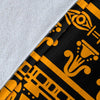 Eye Of Horus Tribal Egypt Pattern Fleece Blanket