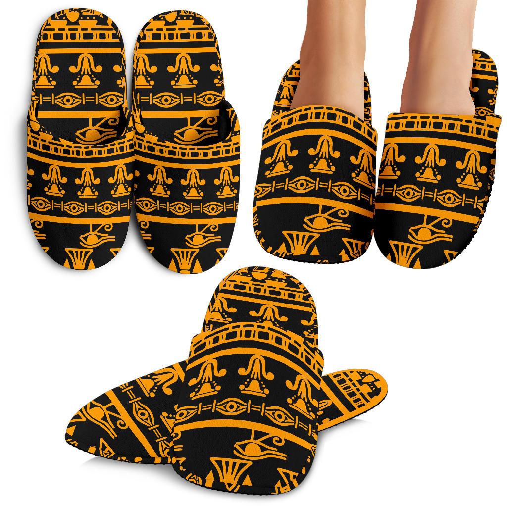 Eye of Horus Tribal Egypt Pattern House Slippers
